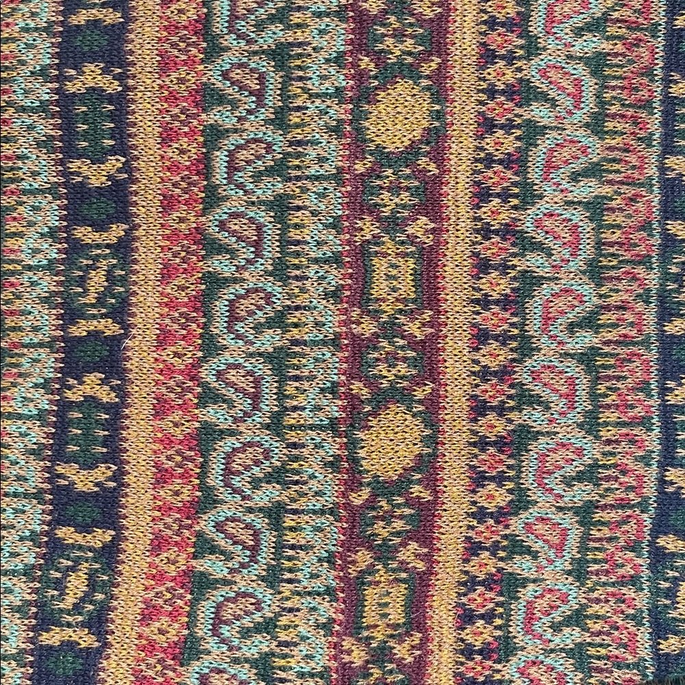 Tricots St Raphael Men's Vintage Sweater 100% Cotton Fair Isle Pattern Large - Picture 6 of 6